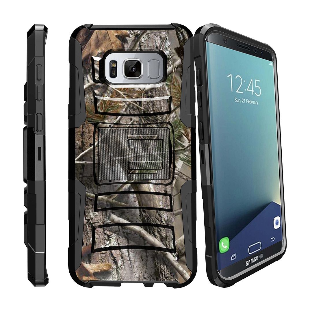 For Samsung Galaxy S8 Plus S8 Edge Plus G955 Clip Stand Case Tree